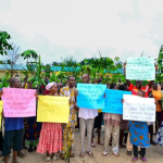 Delta Community Protests Bad Road, 15-year Power Outage image-1